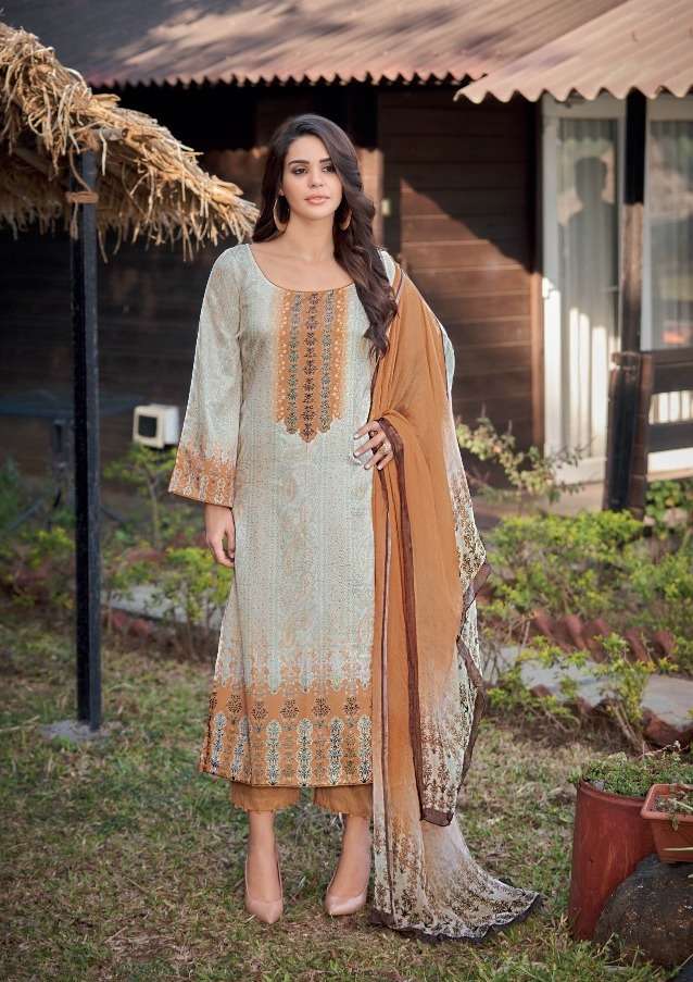 Fida Shiza Cotton Digital Printed Dress Material Wholesale catalog