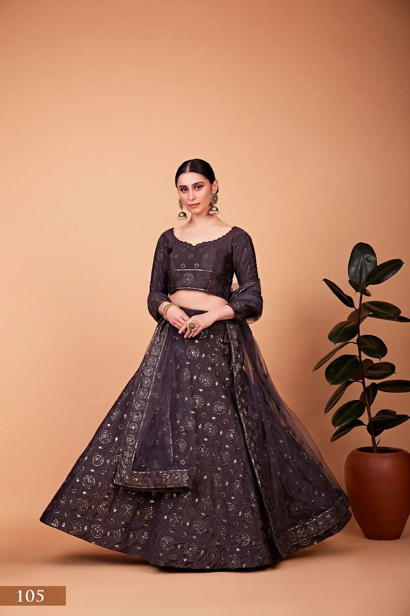 NAYRA VOL – 1 GREY Lehenga choli Wholesale catalog