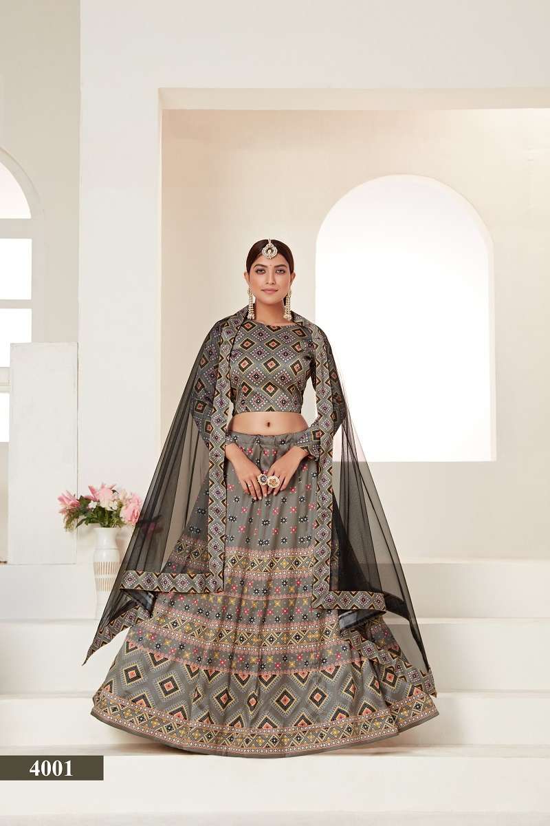 ROSY VOL-1 New Digital Printed Semi-Stitched Lehenga Choli Wholesale catalog