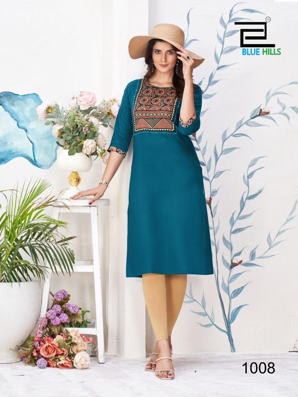 Blue Hills CADBURY Kurti Wholesale catalog