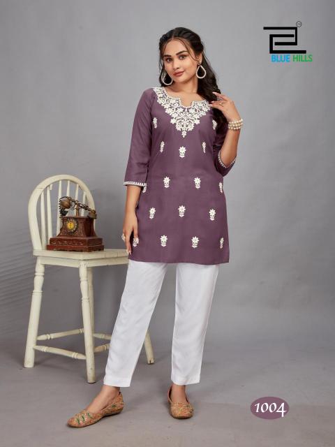 Blue Hills DIVYA Kurti Wholesale catalog