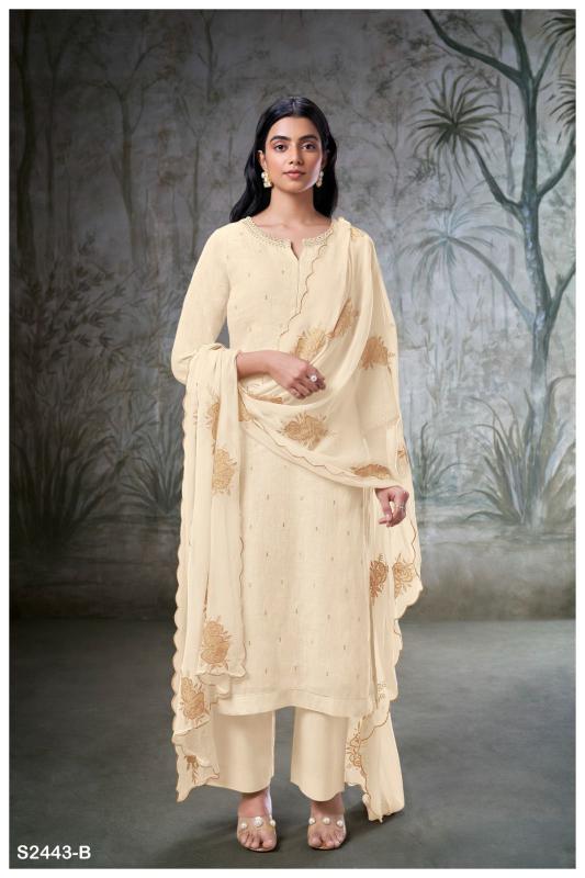Ganga AYLA 2443 Dress Materials Wholesale catalog