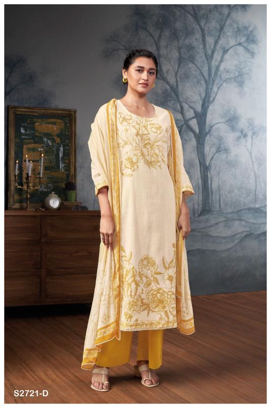 Ganga DHANVI 2721 Dress Materials Wholesale catalog