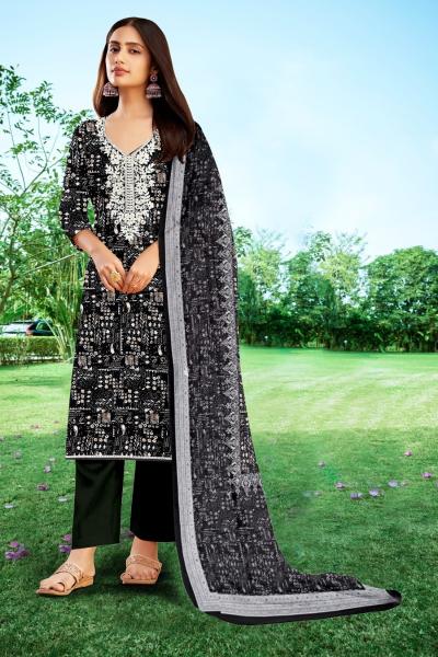 Radhika Azara Jasmine Cotton Printed Dress Material Wholesale catalog