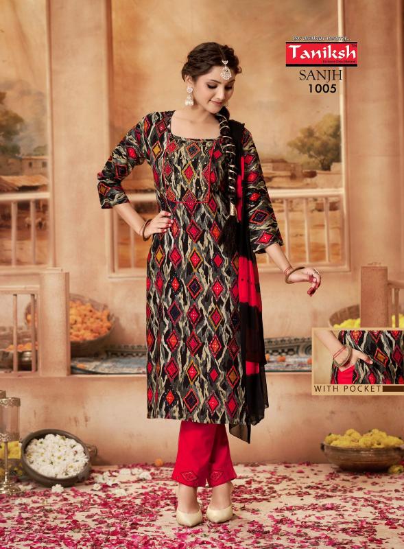 TANIKSH SANJH vol -1 Kurti Wholesale catalog