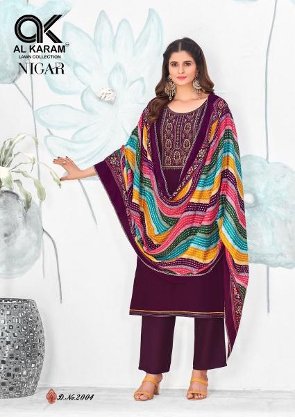 Al Karam Nigar Vol 2 wholesale dress material online wholesale catalog