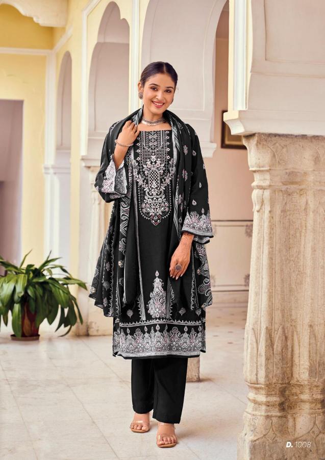 Deepsy Black Beauty Cotton Dupatta Pakistani Suit wholesale catalog