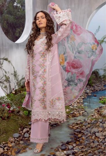 Dinsaa Sana Shafinaz Vol 1 Chiffon Dupatta Pakistani Suit wholesale catalog