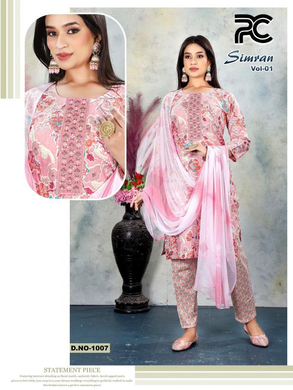 FASHION TALK PC SIMRAN VOL.1.0 Kurti Wholesale catalog