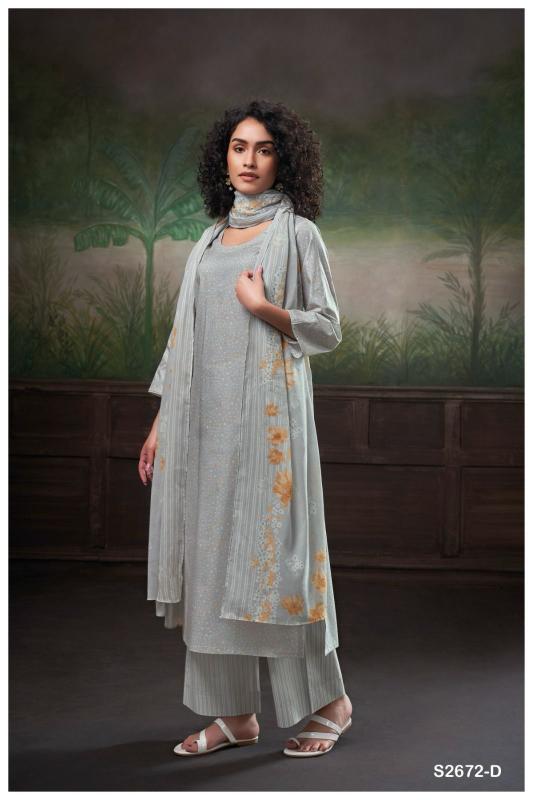 Ganga AADHISHRI 2672 Dress Materials Wholesale catalog