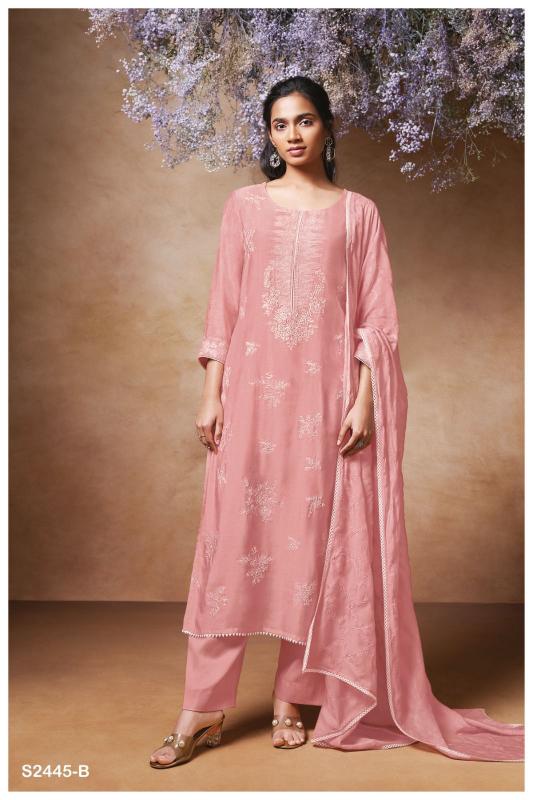 Ganga BROOK 2445 Dress Materials Wholesale catalog