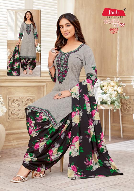 Jash Baby Doll Vol 49 Cotton Dress Material Wholesale catalog