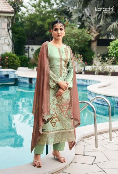 Kesar Summer Swag Digital Printed Dress Material Wholesale catalog