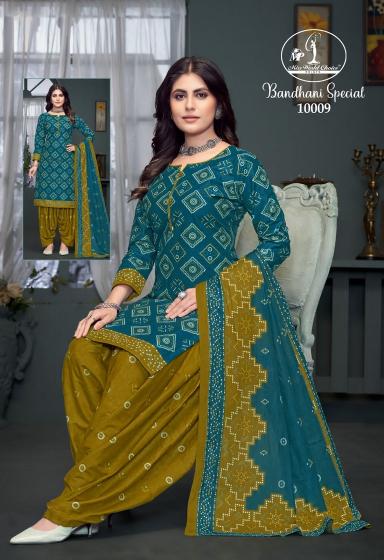 Miss World Bandhni Vol 10 Cotton Printed Dress Material Wholesale catalog