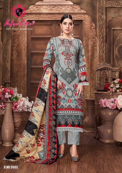 Nafisa Mahera Vol 5 Karachi Cotton Dress Material Wholesale catalog