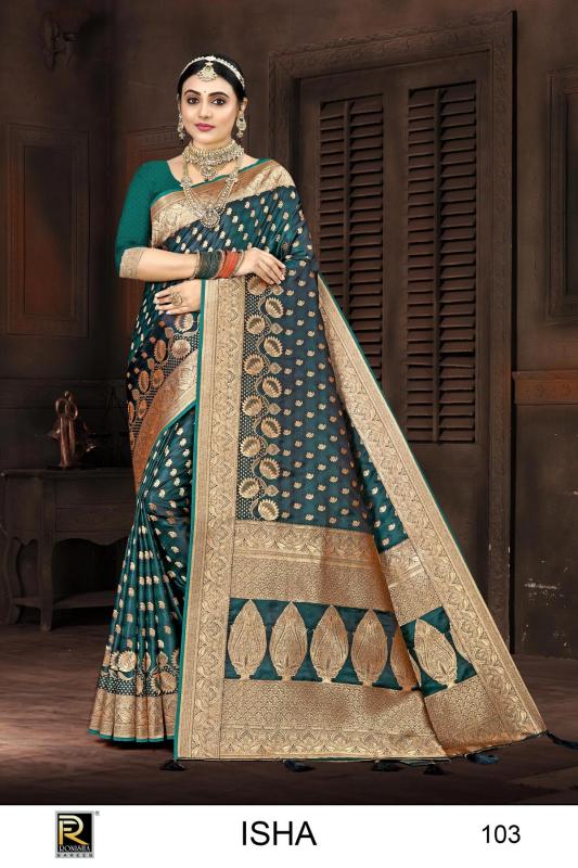 Ronisha ISHA Banarasi Silk Saree Wholesale catalog