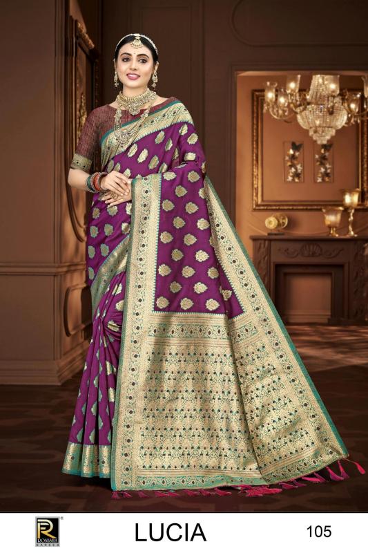 Ronisha Lucia Banarasi Silk Saree Wholesale catalog