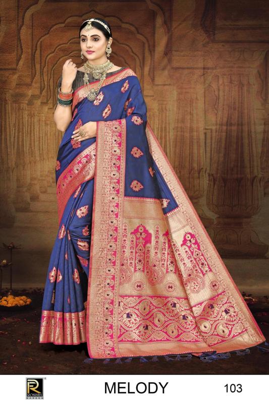 Ronisha Melody Banarasi Silk Saree Wholesale catalog