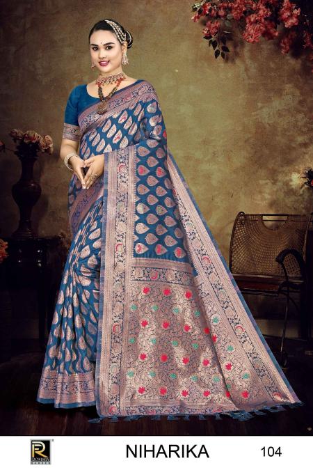 Ronisha NIHARIKA Banarasi Silk Saree Wholesale catalog