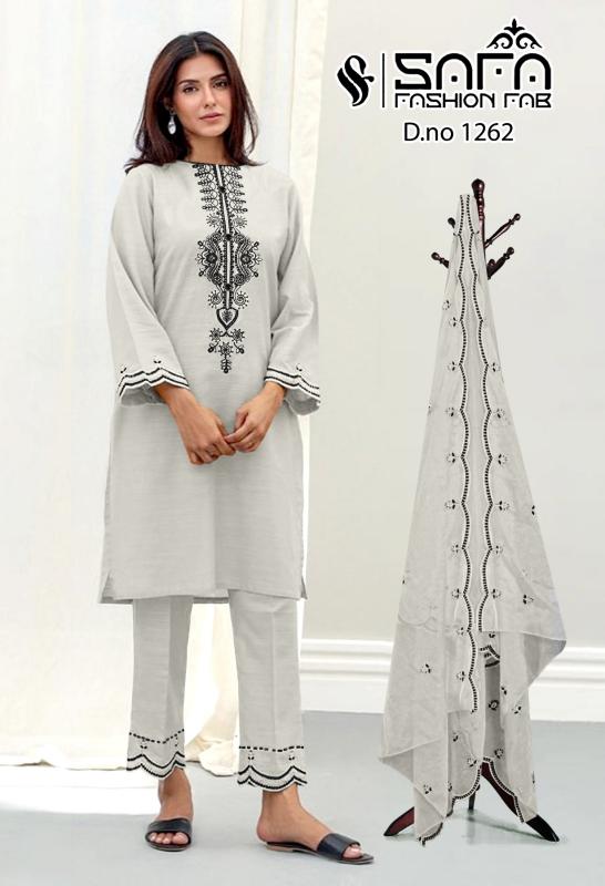 Safa Fashion Fab 1262 Pakistani Suits Wholesale catalog