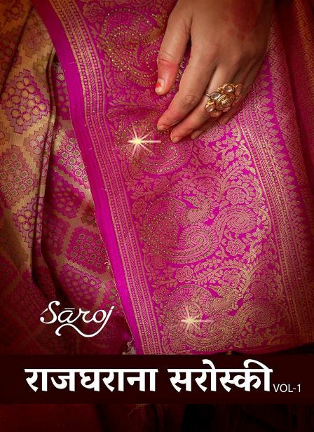 Saroj Rajgharana Vol - 1 Jari jacquard saree collection