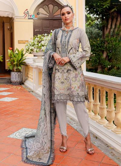 Shree Queens Court Premium Vol 3 Cotton Dupatta Pakistani suits wholesale catalog