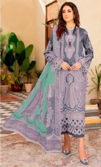 Taj 537 And 538 Cotton Dupatta Salwar Suits wholesale catalog