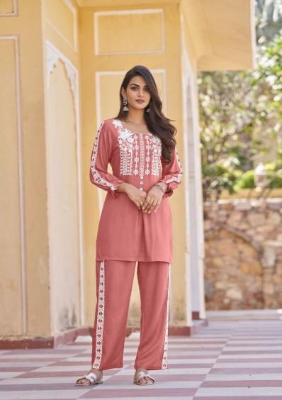 Vamika Nx Vintage Platinum Rayon Co Ord Set wholesale catalog