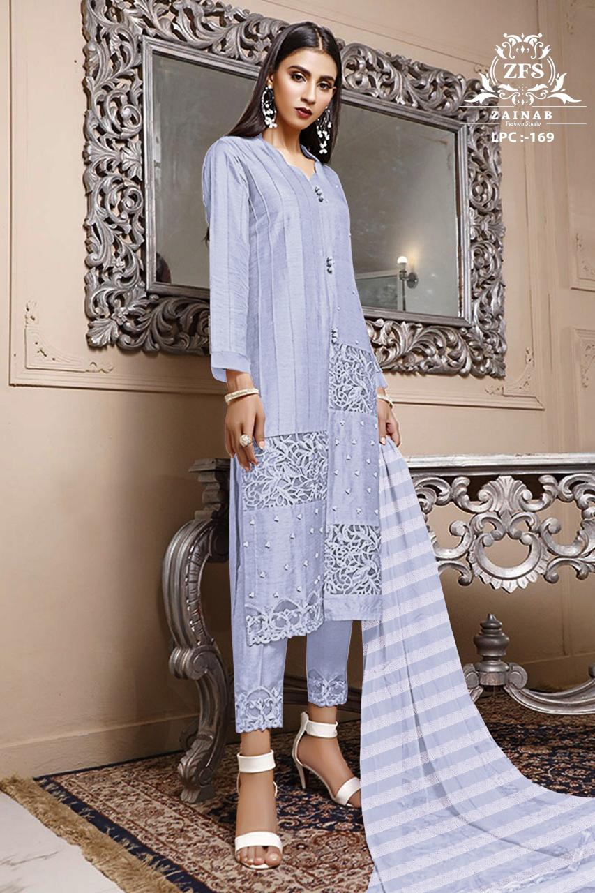 Zfs 169 Cotton Pakistani Suits Wholesale catalog