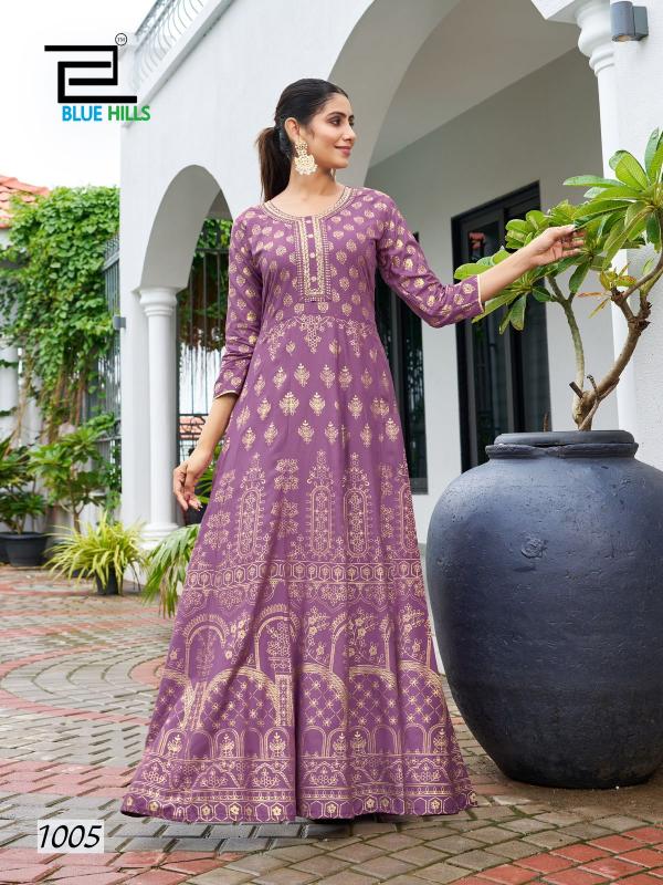 BLUE HILLS walkway Special Anarkali Gown Wholesale Catalog