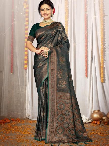 BUNAWAT ARADHYA SATAN wholesaler of art silk sarees in surat