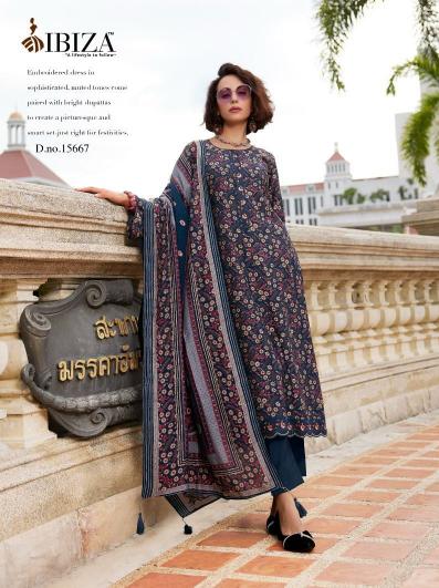 IBIZA AJRAKH STORY Salwar Kameez Wholesale Catalog