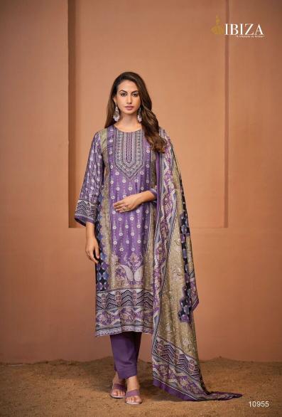 Ibiza Amara Muslin Digital Printed Salwar Kameez Wholesale Catalog