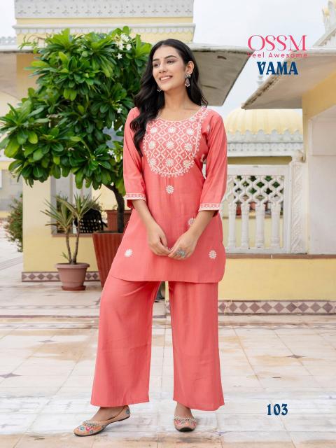 Ossm Vama Fancy Co-ord Set Wholeale Catalog