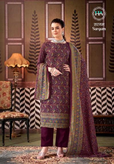 Alok Harshit Sargam Vol 2 Designer Dress Material Wholesale Catalog