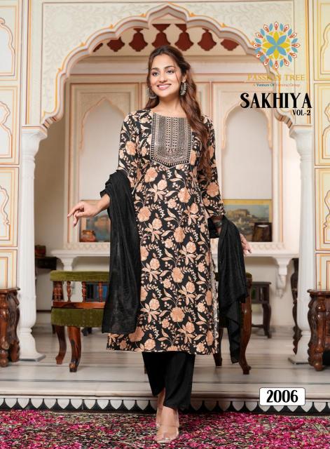 Passion Tree Sakhiya Vol 2 buy black kurtis online india Wholesale Catalog