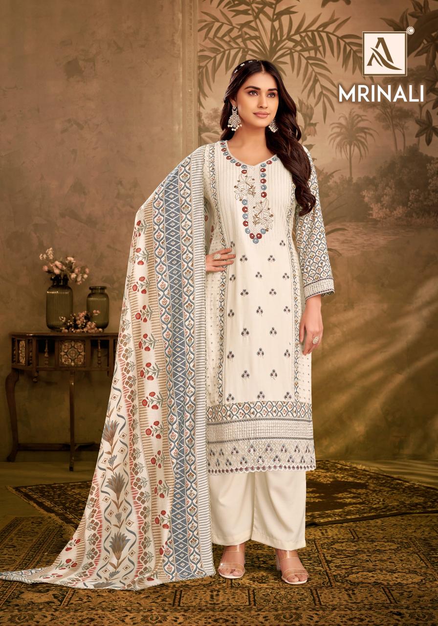 Alok Mrinali Dress Material Wholesale Catalog