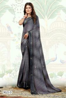 INDER SILK MILLS STANDARD 9025 georgette sarees online shopping india