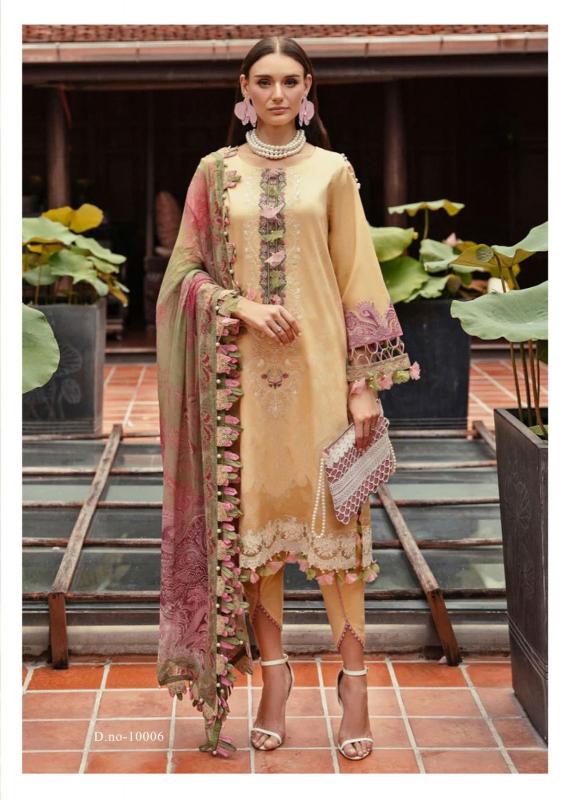 Jade Crimson Vol 10 Heavy Pakistani Lawn Cotton Dress Material Wholesale India