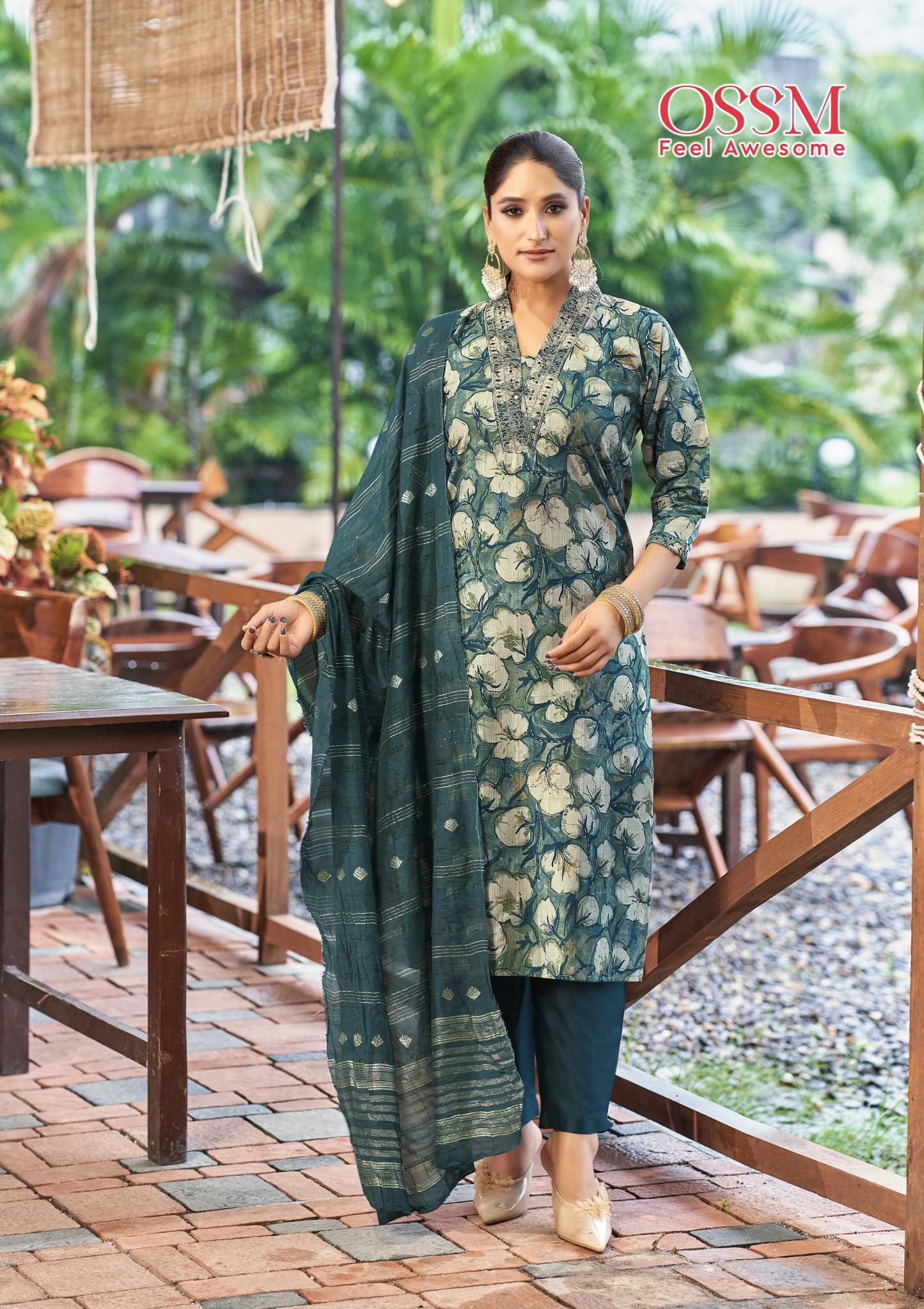 Ossm Muskan Vol 6 Embroidered Kurtis Online India