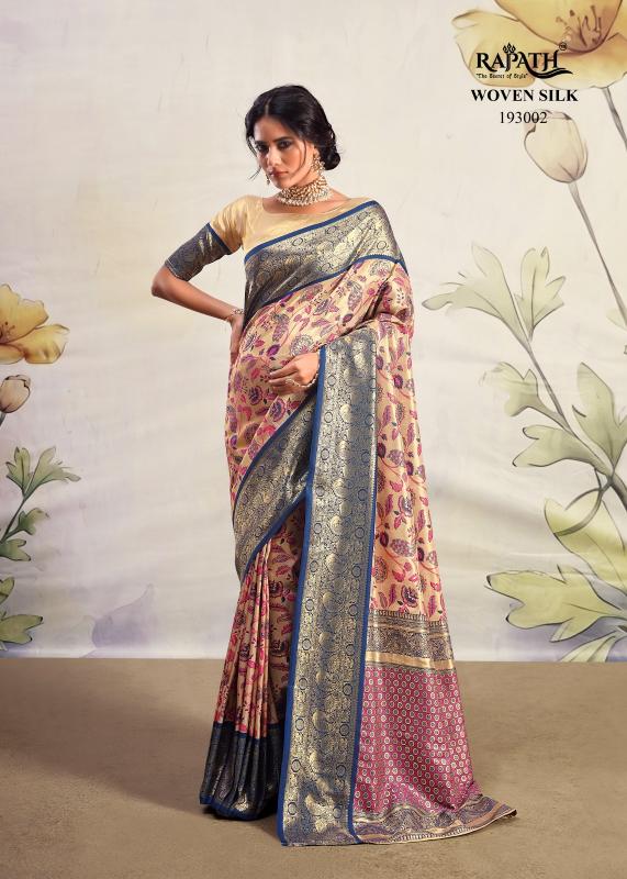 Rajpath Kaval Dharamavaram Silk Fancy Saree Wholesale Catalog