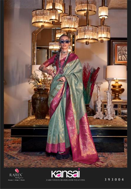 Rajtex Kansai Handwoven Fancy Sarees Wholesale Catalog