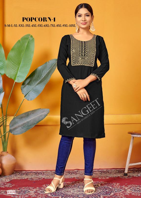 Sangeet Popcorn Vol 1 Short Kurti tops online india