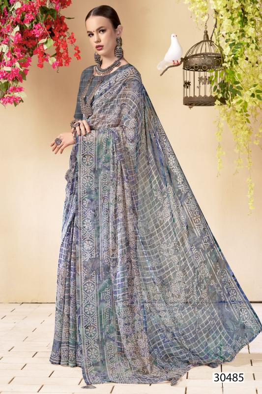 Vallabhi Reeti Vol 5 Georgette Printed Saree Wholesale Catalog