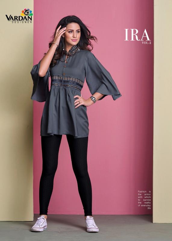 Vardan Designer Ira Vol 2 Short Kurtis online india