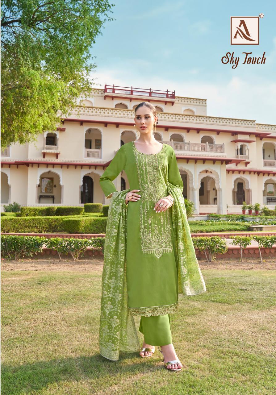 Alok Sky Touch wholesale dress materials.gurgaon