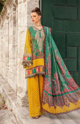 Alzohaib Az 1097 Cotton Dupatta Pakistani Pakistani Suit Wholesale Catalog