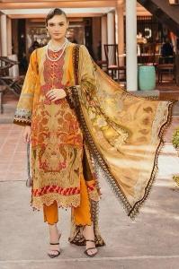 Alzohaib Az 1099 Cotton Dupatta Pakistani Suits Wholesale Catalog