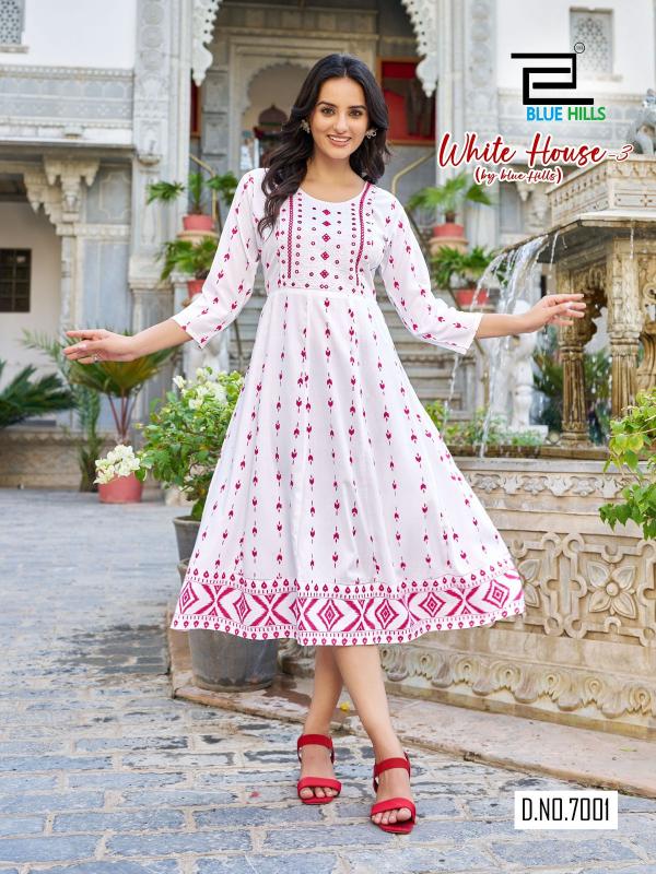 Blue Hills White House Vol 3 buy xl ladies kurtis online india