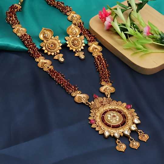 COPPER SET 24 S674 artificial jewellery wholesale market in chennai